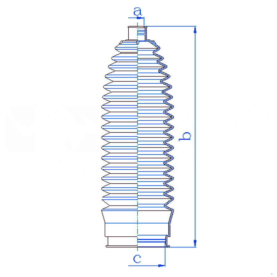 RDZ0556MG - Пыльники, TOYOTA 4553569015, KRAUF HBZ0556